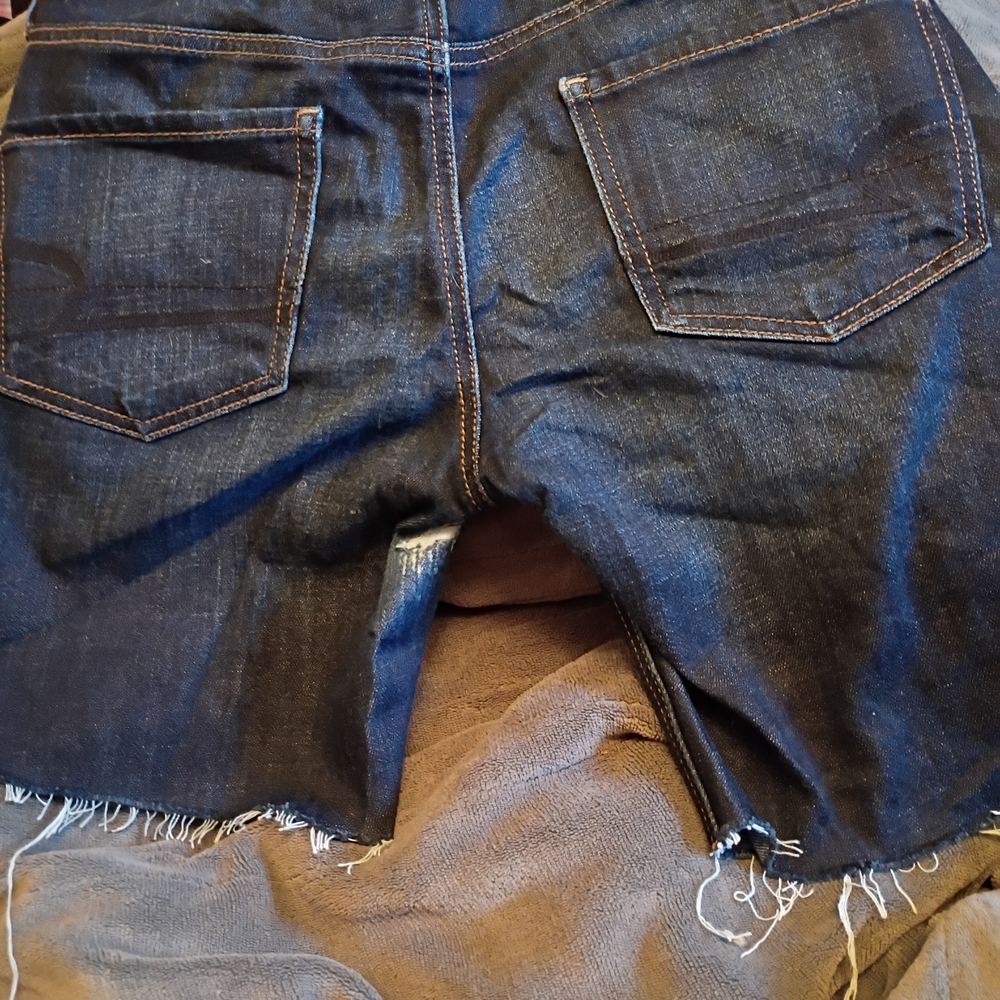 American Eagle Outfitters Dark Blue Jean Shorts